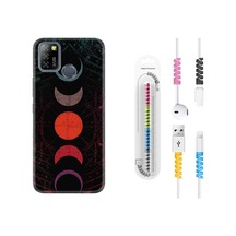 Infinix Smart 5 Kılıf Kablo Koruyuculu Epiclys 1645 Siyah