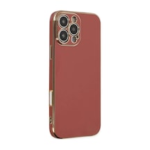 Newface Apple İphone 16 Pro Max Kılıf Volet Silikon - Kırmızı