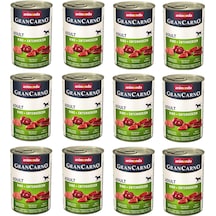 Animonda Gran Carno Sığır Ve Ördekli Köpek Konserve 400 G X 12 Adet