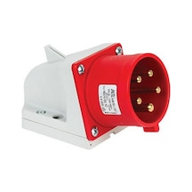 Mete Enerji 5x32a. Ip44 Duvar Fişi -eğik Gövdeli- Vidalı Bağ. 406314v