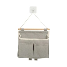 Asma Depolama Organizasyon Kutusu, 25 X 6 X 23 Cm, 1 Parça Gri