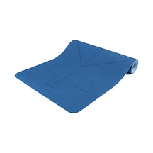 Gymo Ultragrip Hizalamalı 6mm Tpe Yoga Matı Pilates Minderi Mavi Mavi