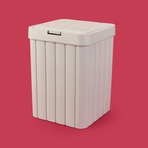 Çöp Kovası - Bej - 28 Cm Çok Renkli