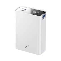 Pw501 20.000 Mah Dijital Göstergeli 2 Adet 45w Type-c Ve 22.5w Usb Çıkışlı Şarj Pd Hızlı Şarj Powerbank - Beyaz