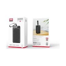 22.5w Hızlı Şarjlı Dijital Ekranlı 60000 Mah Yüksek Kapasiteli 5 Çıkışlı Taşınabilir Şarj Cihazı Powerbank Beyaz