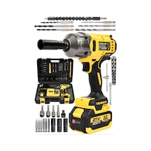 Assur ASR112 21V 2.0AH 800 NM Şarjlı Somun Sıkma Bijon Sökme Sarı