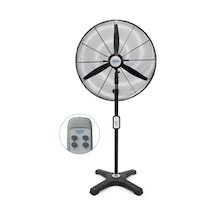 Hims 75cm 30inç Sanayi Tipi Ayaklı Tip Kumandalı Vantilatör 210w Hef-ak750