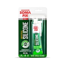 Genel Amaçlı Tüp Silikon Beyaz 50ml Somafix S51