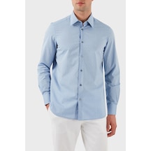 Emporio Armani Erkek Gömlek Em001537 Af14341 F9061 Açık Mavi Açik Mavi