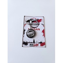 2 Adet Şişe Açacaklı Nissan Anahtarlık Kartpostallı Hediyelik