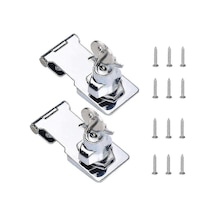 Parça Kapı Kilidi Kapı Mandalı Metal Mandal Kapı Mandalı Çinko Alaşımlı Mobilya Kilidi Vida Ve Anahtarlı Dolaplar Çekmeceler Dolaplar İçin