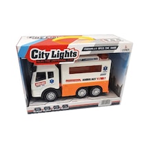 Ctoy Oyuncak Işıklı Ve Sesli Dönen Ambulans Kamyon 89-303a