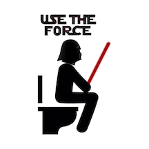 Use The Force Tablo Ahşap Poster Dekoratif Ahşap Çok Renkli Çerçevesiz