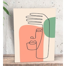 Bk Gift Picasso Style Tasarımlı Dekoratif Mini Kanvas Tablo 15X20 (551115796)