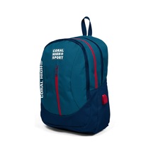 Coral High Sport Civit Lacivert Dört Bölmeli Usb Şarjlı Kulaklık Çıkışlı Sırt Çantası 23448 165-Koyu Yeşil