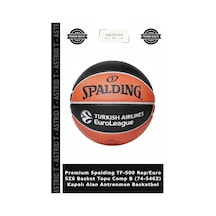 Premium Spalding Tf-500 Rep/euro Sz6 Basket Topu Comp B 74-546z Kapalı Alan Antrenman Basketbol