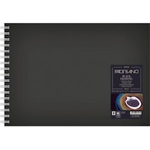 Fabriano Black Drawing Book, Siyah Murillo Karton, 190gr, 21x29,7cm