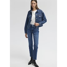 Mavi - Viola Koyu Gölgeli Mavi Premium Jean Pantolon 101048-85290 Lacivert
