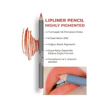Uzun Süre Kalıcı Dağılma Yapmayan Nemlendirici Dudak Kalemi - Lipliner Pencil 14 Pomegranate Flower Çok Renkli