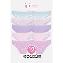 Hilady Kız Çocuk Külot, Karışık Renkli, Kız Çocuk Külot, Yumuşak Pamuklu Kumaş Çok Renkli