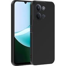 Redmi 15c İçin Uyumlu İçi Kadife Kamera Koruma Çıkıntılı Elde Kaymaz Lansman Kılıf