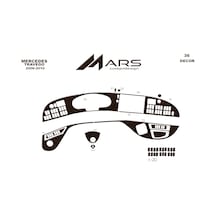 Mercedes Travego Torpido Kaplama 2005-2010 36 Parça Koyu Meşe