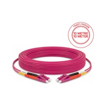 Alfafonet Lc/pc-lc/pc Multimode Om4 Dupleks 10 Metre Fiber Patch Cord