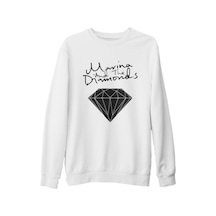 Marina And The Diamonds Beyaz Kalın Sweatshirt