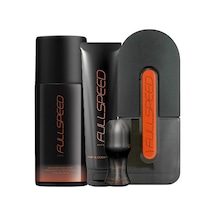 Avon Full Speed Erkek Parfüm EDT 75 ML + Roll On + Deodorant + Şampuan Set