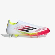 Adidas F50 Elite Bağcıksız Yumuşak Zemin Erkek Beyaz Çim Saha Kramponu Ie1279 Beyaz