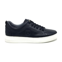 Luis Figo Hakiki Deri Erkek Sneaker Ayakkabı Ckr01019 Siyah - Beyaz