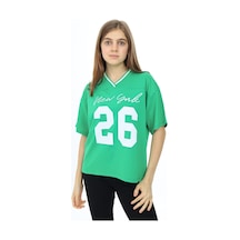 Angelos Gırls Kız Çocuk V Yaka T-shirt 9-14 Yaş Lx021 001