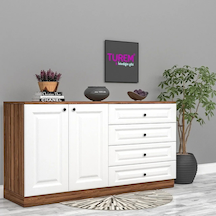 Menekşe Membran Kapak Konsol Mdf Beyaz Menekşe Membran Kapak Konsol Mdf Beyaz
