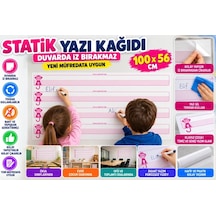Ers Kılavuz Çizgili Akıllı Kağıt Yazı Tahtası Duvarda İz Bırakmaz Statik Yeni Müfredata Uygun 100x56cm