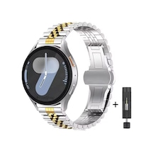 Samsung Galaxy Watch 7 Fe 4 5 Pro 6 Seri 40 42 43 44 45 46 47 Mm Uyumlu Çelik Rolex Saat Kordonu