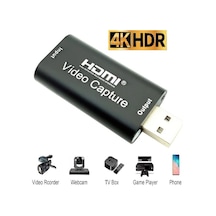 Usb Hdmı Hd Vıdeo Capture Kart 4751P 4K Xbox Ps4 Çevirici Aktarıc