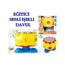 Kaya Davul Sesli- Işıklı- Müzikli Davul