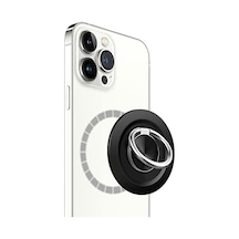 Ayrex Buff, Manyetik Yüzük Tutucu Bl25, Stand, Selfie Yüzüğü, Siyah