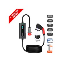 Truwatt Zta507 22kw Taşınabilir Elektrikli Araç Şarj Cihazı 32a/380v 7 Metre