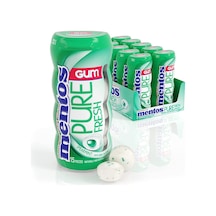 Mentos Pure Fresh Yeşil Naneli Sakız 4 Adetli * 60 G.