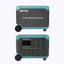Antfea F3600 Ultra Taşınabilir Güç Kaynağı + Bf3600 Backup Yedek Batarya 3.6 Kw / 7.6 Kwh