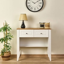 Just Home Mona Dresuar - Beyaz / Sepet - 83x38x90 Cm Beyaz / Sepet Beyaz