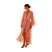 Brandsmiths Mıska Coral Kimono Sarı