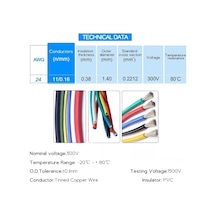 Tek Damarlı Montaj Kablosu 24awg Kahverengi 5m