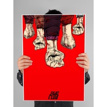 Fight Club Poster 60x90cm Dövüş Kulübü Afiş - Kalın Poster Kağıdı Dijital Baskı