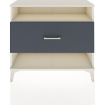 Arges Şifonyer Tek Raflı Tek Çekmeceli 88x30x80 Aytaşı-antrasit Aytaşı