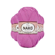 5 Adet Pırlanta Amigurumi El Örgü İpi Yünü Gül 1249 Çok Renkli