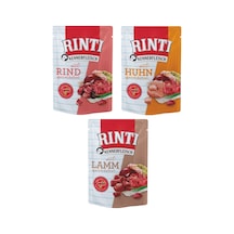 Rinti Pouch 3 Çeşit Karma Köpek Yaş Mama 3 x 400 G