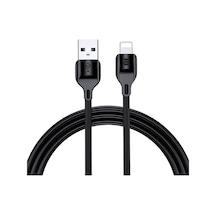 Rock Space Z12 Lightning Şarj Ve Data Aktarım Kablosu 1Mt 2A - Siyah