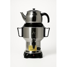 Sastech Armağan Klasik Elektrikli Semaver - 6 Litre - Gizli Rezistans - 430 Kalite Paslanmaz Çelik - Model 366450701061